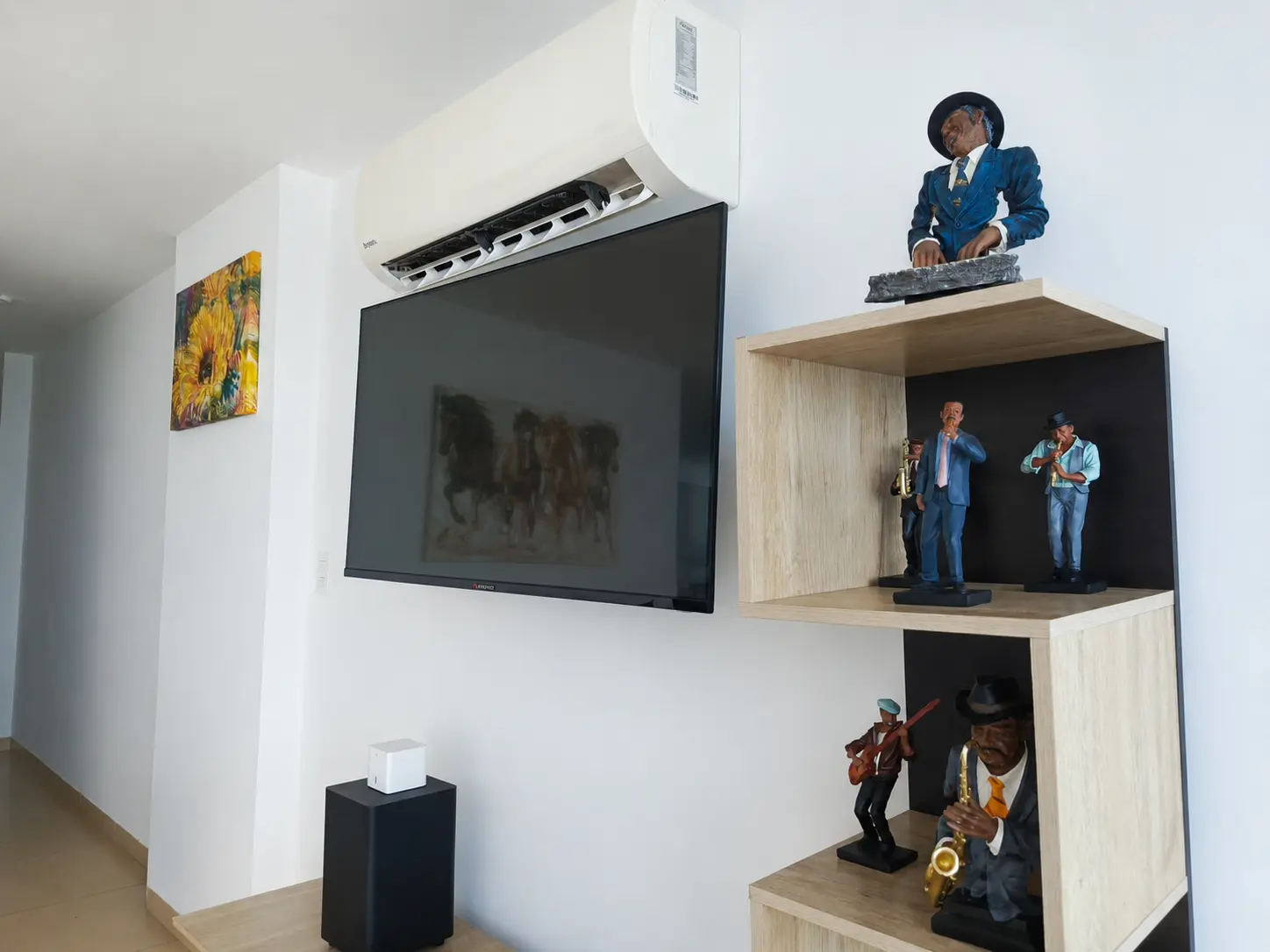 TV y aire acondicionado