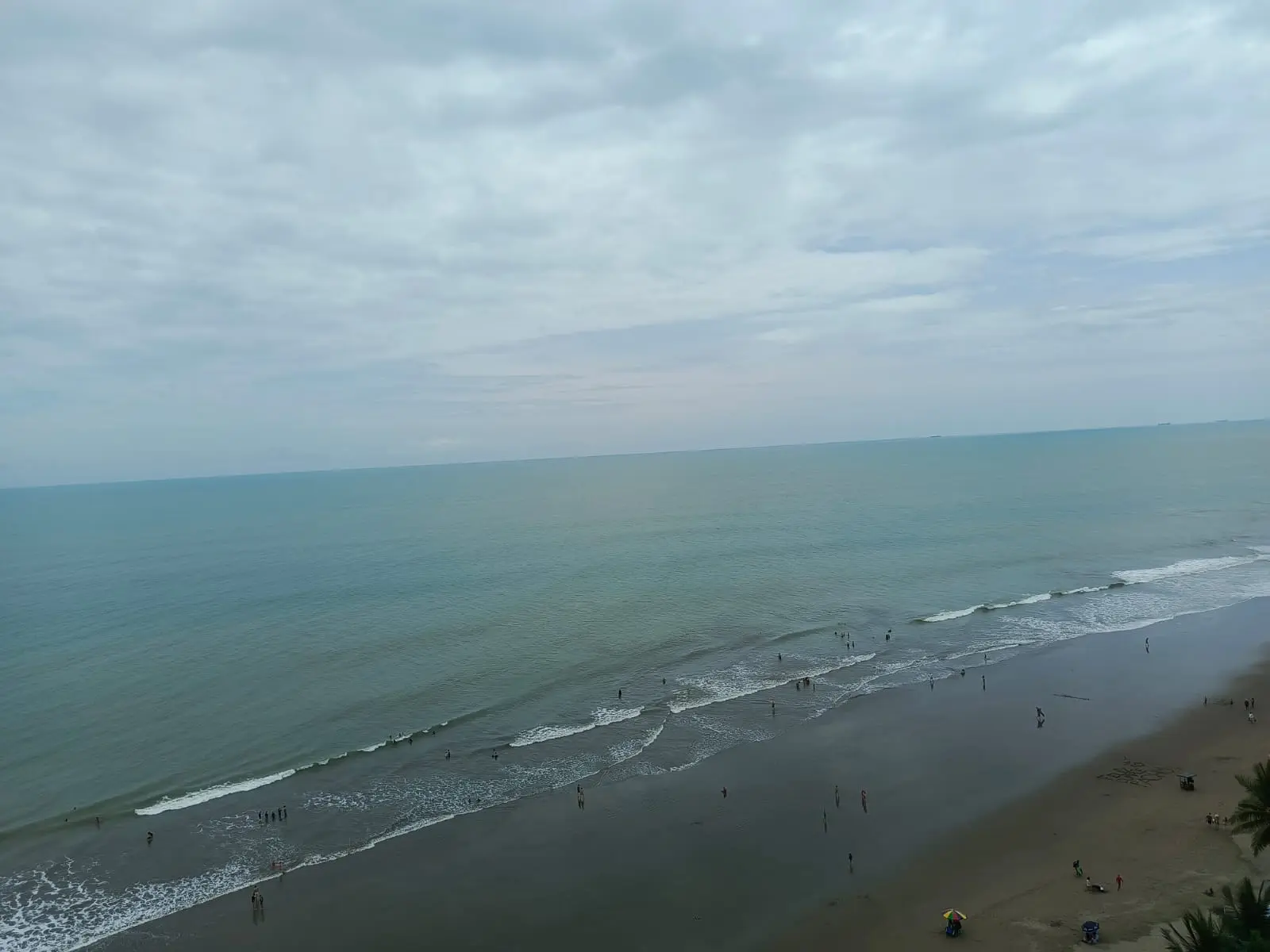 Vista directa a la playa